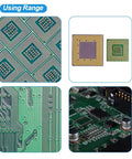Close-up images of Three Pack 150x100mm Copper Clad Boards Double Sided FR4 PCB Substrates for various electronic projects
