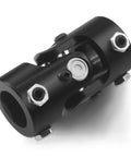 One Inch Double D Steering Universal Joint Shaft Black 83mm Long U Joint For Automotive And Industrial Use, Supports Up To 4000 RPM