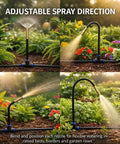 Smart 200 Foot Drip Irrigation Kit With 36 Pro Grade Adjustable Copper Nozzles for flexible watering in garden beds and borders