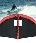 Inflatable Wing Foil Kite For Water Sports Handheld Wing Surfing Gear With 4 5 6 Sqm Wings on beach, surfer in background