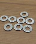 100 Pcs M6 Flat Washers Set 6mm Inner 14mm Outer 1.5mm Thick 304 Stainless Steel For Bolts And Screws Heavy Duty Rust Resistant Ideal For Mechanical Repairs Furniture Assembly Auto Projects And DIY Fixes, M6 washers on wood