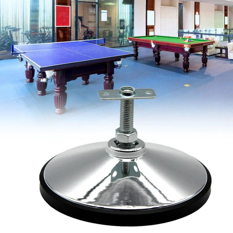 Adjustable Game Table Leveling Feet Set Of 4 With Threaded Posts And Securing Caps in game room setting