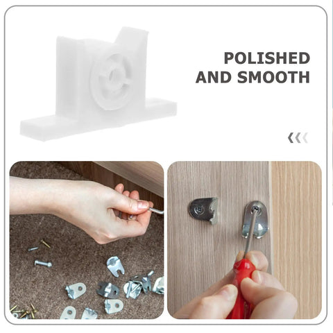 Installation process for 10 Sets Double Ball Catch Cabinet Door Latch Hardware With ABS Material For Long Term Durability