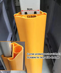 Built Tough Bright Yellow Column Protectors For Parking Garages And Warehouses Durable Pvc Square Post Guards with size dimensions 9cm and 13.6cm