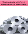 Thickened cold-rolled steel plate rolls for strength and durability, used in Rock Solid Steel Storage Cabinet With Sixty Clear Drawers.