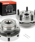 Front Wheel Bearing and Hub Assembly Pair for AWD Dodge Stealth 1991 to 1996, Mitsubishi 3000GT 1991 to 1999, and Lancer 2003 to 2006