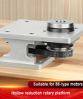Built Different Hollow Rotary Actuator, Freakishly Precise Rotating Platform For 86 Stepper Motor, aluminum alloy rotary stage for direct drive.