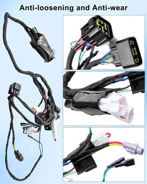 Main Wiring Harness Assembly For Light Bee X S Electric Dirt Bike Replacement Cable With Beefed Up High Conductivity Copper Core For Smooth Power Delivery And All Weather Riding