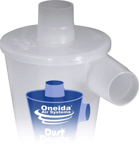 Dust Deputy DIY Anti Static Retrofit Cyclone Separator For Wet And Dry Shop Vacuums, 20 Percent More Suction, close-up view