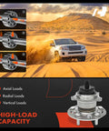 Rear Wheel Bearing And Hub Assembly With ABS For Toyota RAV4 1996 To 2005 FWD Only 5 Lug Hub Replacement Built For High Load