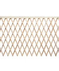 Expansion Walk Thru Room Divider Baby Gate in natural wood fits 24 to 60 inches wide, 32 inches tall with retractable closure.