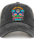 Bussin Summer We Out Cool Hat For Women Cute Tennis Trucker Caps With Mesh Ventilation Everyday Hat For Casual Wear