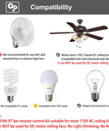 Compatibility guide for Thermostatic Ceiling Fan Remote Kit With LCD Temp Display, 3 Speed Control. No CFL lamps or DC fans.