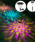 8 Pack Solar Pathway Lights Outdoor Color Changing And Warm White Waterproof Garden LED Landscape Lighting illuminating path