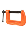 2-1/2 Inch C Clamp Heavy Duty For Woodworking And DIY Projects, 600 Pound Load Capacity, 2 Inch Opening, orange finish
