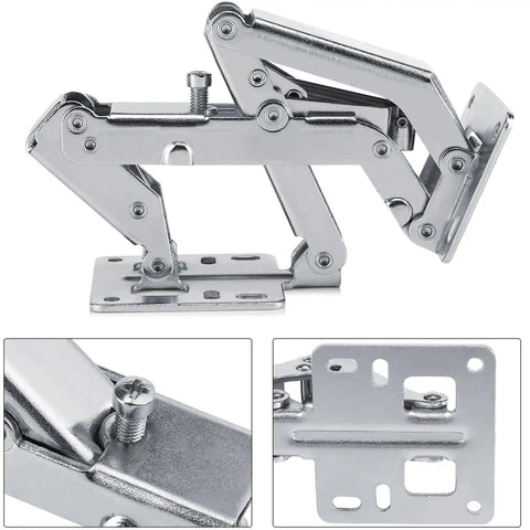 170 Degree Hydraulic Cabinet Door Hinges With Soft Close For Thick Furniture Panels, silver metal hinge set, heavy duty
