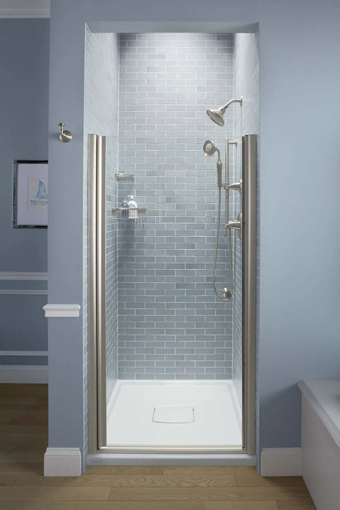 Big Corner Shower Basket in Polished Stainless Steel Corrosion Resistant Durable Bathroom Organizer With Mounting Hardware Included
