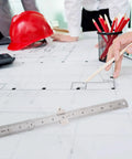 Stainless Steel Ruler With Sliding Positioning Block For Precision Measuring In Engineering And Carpentry on architectural plans