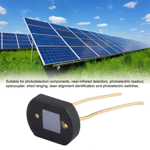 Pro Grade Photoelectric Sensor 2DU3 Visible Light Detector For Photodetection Photoresistor And Photocell Silicon Diode Compatible Near Infrared Readout Optocoupler Alignment Ideal 300Nm To 1000Nm Instrument Use black sensor with leads