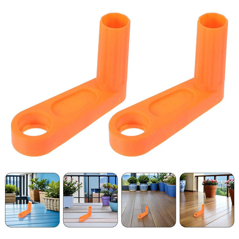 Ultimate Universal Grip Hose Reel Handle Replacement Kit, 2 Piece Heavy Duty Ergonomic Crank Knob For Outdoor Garden Pipe Repair With Weatherproof Plastic Design orange plastic crank handles