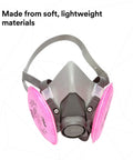 Half Facepiece Respirator Assembly Kit With P100 Filter 2091 Small Size featuring lightweight, soft materials side view