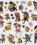 Paw Patrol Peel And Stick Wall Decals 37 Piece Set For Kids Rooms 10 Inch By 18 Inch Removable characters and icons