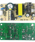 15V 4A 36W Isolated Power Supply Module For Industrial Automation, compact metal housing PCB top and bottom views