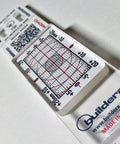 Close-up of Three Pack Concrete Crack Monitor Kit With Epoxy Adhesive Included, Pro Grade Easy Read Crack Tracking Tools With Precise X Y Grid