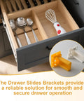 Rock Solid One Inch C Shaped Drawer Slide Socket Set Built Like A Tank For Hassle Free Rv Camper Cabinet Upgrades With Smooth Glide Action And Heavy Duty Plastic Hardware Support, with cutlery and drawer brackets.