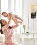 Dope Bedside Wall Mount Light With Dimmer Switch And Two USB Ports in modern bedroom setting
