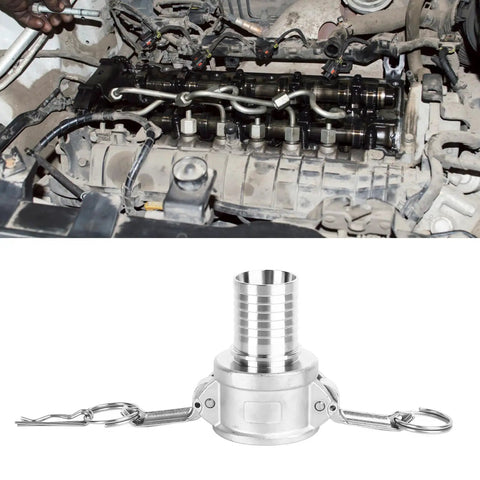 Heavy Duty 304 Stainless Steel Camlock Fitting For A Snappy Quick Hook Up 1.5 Inch Hose Coupling and Cam Lock Pipe Connector