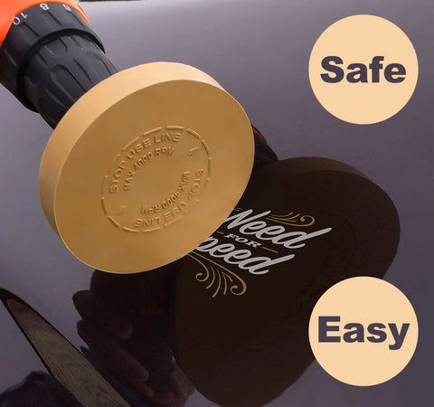 Decal Remover Eraser Wheel 2-Pack With Drill Adapter Kit removing car decal easily and safely
