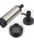 Heavy Duty Dc 12v Electric Submersible Water Transfer Pump For Diesel Gasoline Oil Fluids 38 Mm Stainless Steel Body