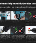 One-button fully automatic operation tutorial for Heavy Duty Cordless Electric Rivet Gun With 5200mAh Dual Batteries.
