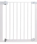 No Sweat Easy Install Baby Gate For Doorways With Auto Close Magnetic Latch Pressure Mounted No Drilling Fits 29 To 38 Inches White
