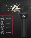 Waterproof Heavy Duty 600D Patio Heater Cover With Zipper Weatherproof Shield Fits 50,000 BTU Heaters From East Oak Hampton Bay Fire Sense And More 89 Inch Tall Dome Style Base Cover, highlighting features such as heavy-duty, waterproof, windproof, and anti-fading qualities.