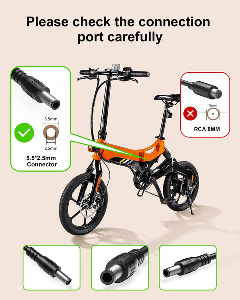 42V Replacement Charger For EB Series Electric Scooters And Swagger 3 SG Models EB5 Pro EB7 Elite Plus EB8 EB9 EB10 EB11 EB12 SwagCycle EB1 And Swagger Foldable Electric Scooter And E Bike Charger