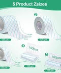 Self Sealing Paraffin Lab Wrap For Plant Grafting And Small Labware Pro Grade Pre Cut 1.2 Inch Wide Film 591 Inch Long No Cutting Required Fits Petri Dishes Test Tubes Grafts Budding Wraps Durable Lab Sealing Film, 5 sizes