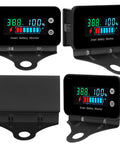 Waterproof Battery Monitor With Bracket For 7 To 100V Systems Digital Display Of Remaining Capacity, Voltage, Temperature, Buzzer Alarm
