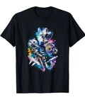 Cool Machinist Vise Gauge Square Tee For Guys Who Love CNC Tools Lightweight Classic Fit Black with colorful graphic design.