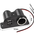 Road Ready Dual Usb Car Charger With Hella Reliable 3.1A Output For Quick Smartphone And Tablet Top Ups Plugs Straight Into 12V 24V Cigarette Lighter Socket For Trucks Suvs Boats Daily Rides with dual USB ports.