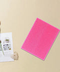 Pink sheet from Pearl Cotton Foam Sheets Two Pack, Lightweight Tear Resistant Packing Inserts shown on beige surface
