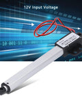 Mini 4 Inch Stroke Linear Actuator 20N 12V DC Travel Speed 30 Millimeters Per Second Aluminum Tube Limit Switch Compact