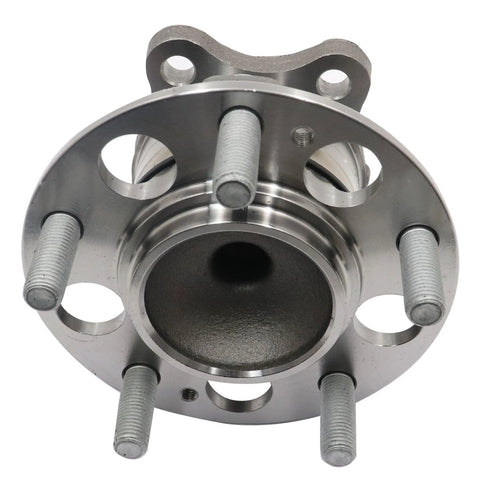 Close-up of Rear Wheel Axle Head And Hub Bearing Kit Beefed Up Direct Replacement For Kia Forte 2019 2023 Hyundai Elantra GT 2017 2020