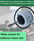 Brushless DC Air Conditioning Motor 310V 58W 1350RPM CCW With Five Wires Replacement For Midea Inverter Indoor Units