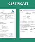 Certification documents for CBB60 Motor Run Capacitor 50uF Plus Or Minus 5 Percent MFD 110 125 250 VAC 50 60Hz For Air Compressors