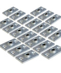 Ceiling Flange Hanger Plate For Three Eighths Inch Threaded Rod Not Pipe DIY Friendly Plumbing And Industrial Decor Galvanized Iron Sturdy Mounts