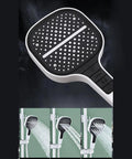 Wall Mounted Exposed Shower System 3 Functions Chrome handheld sprayer featuring multiple spray settings and sleek design.