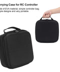 Remote Controller Storage Bag For Drones And RC Gear Durable Nylon EVA Case with quick access zipper and flip cover in hand.