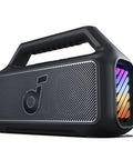 Outdoor Bluetooth Speaker With Crankin Bass Subwoofer And BassUp 2.0 80W Power For Camping And Beach IPX7 Waterproof And Floatable